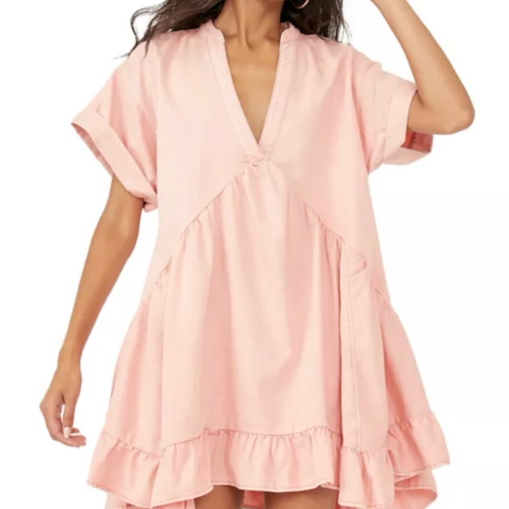 Free People Agnes Denim Dress